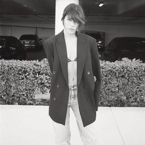 Zara Straight Menswear Style Blazer